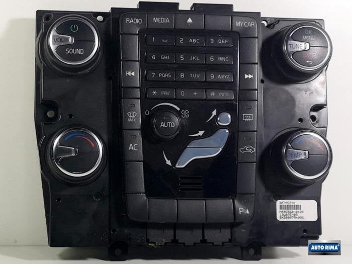 Panneau de commandes chauffage d'un Volvo V60, -, 3 mois de garantie, -, -