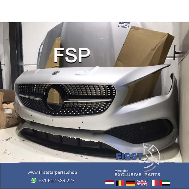 W117 Facelift AMG Voorbumper Mercedes 2013-2018 compleet ZWA, Utilisé, -, Avant, -