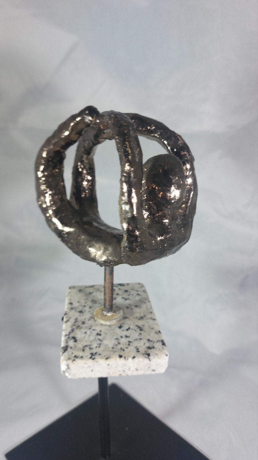 Prachtig Abstract Keramisch Sculptuur – "Verstrengeling & Ve, Ophalen of Verzenden, Beeld