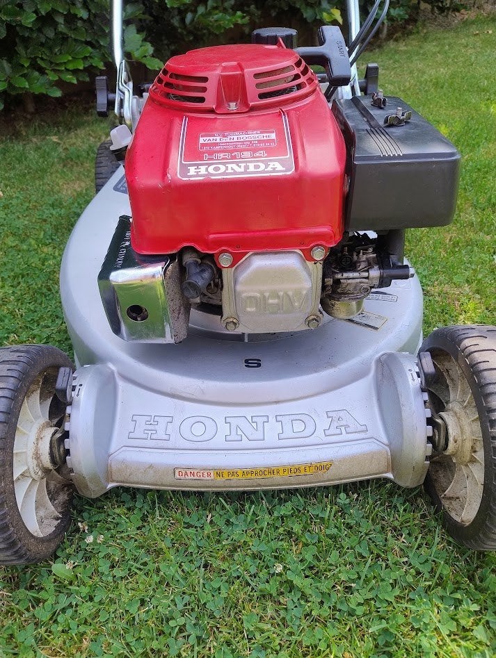 Honda grasmaaier, Tuin en Terras, Ophalen, Cirkelmaaier, Honda, Zo goed als nieuw