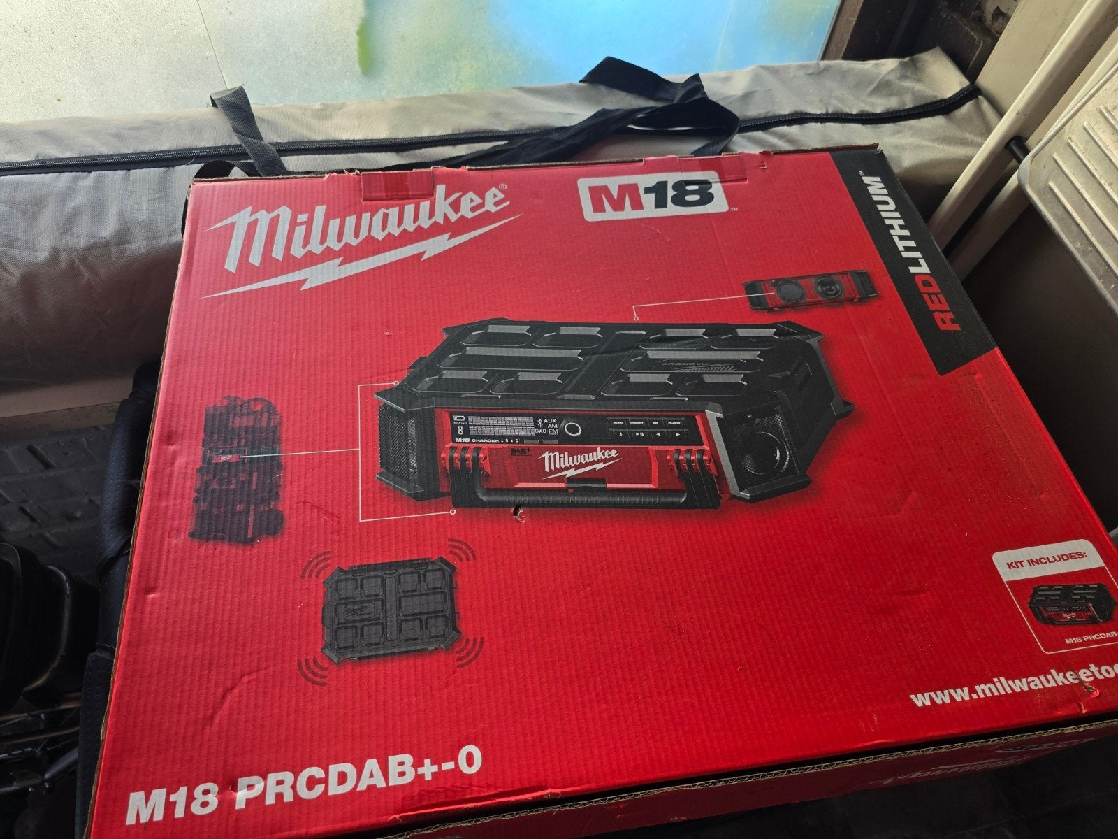 Milwaukee M18 PRCDAB +-0, Enlèvement