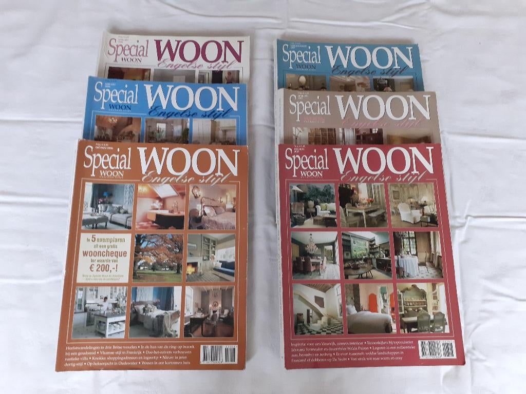 Magazines Special Woon Engelse stijl (2006 & 2007), Enlèvement ou Envoi, Utilisé, Autres types