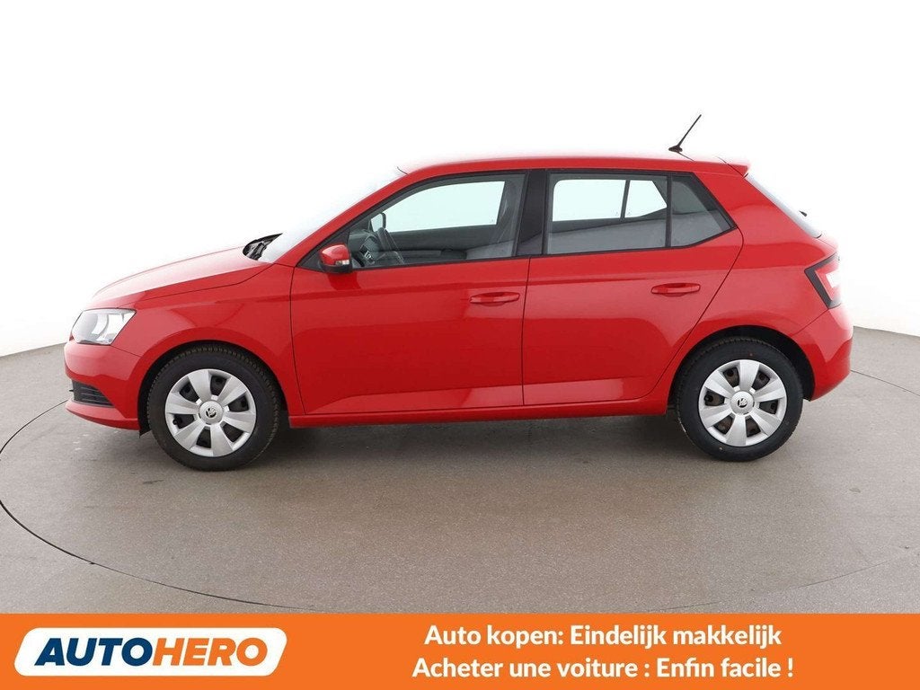 Skoda Fabia 1.0 MPI Active (année de construction 2016), Autos, Skoda, Rouge, Achat, Boîte manuelle, 1055 kg