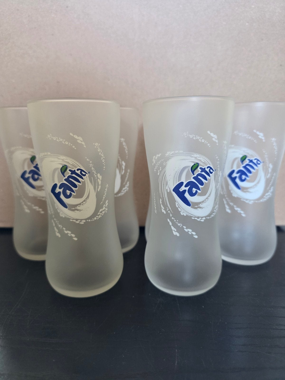 6 glazen Fanta, Verzamelen, Ophalen, Nieuw, Frisdrankglas