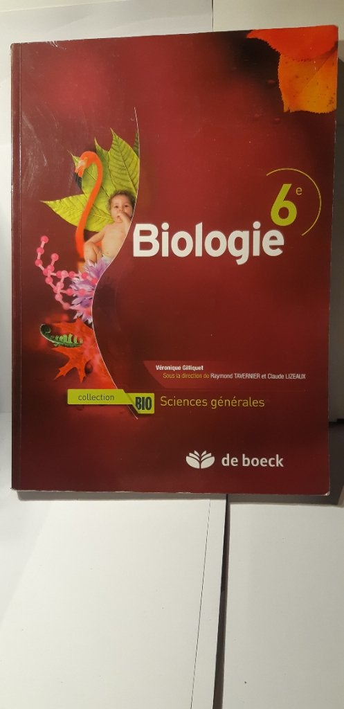 Biologie 6e de boeck, Livres, Enlèvement, Utilisé