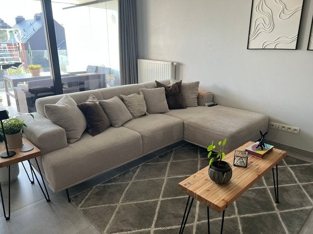 Siège confortable en très bon état, Trois personnes, Tissus, 100 à 125 cm, 250 à 300 cm