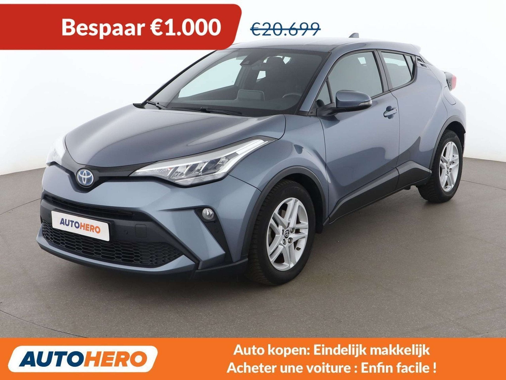 Toyota C-HR 1.8 Hybrid Business Edition (bj 2020, automaat), 109 g/km, 5 zetels, 5 deurs, Hybride Elektrisch/Benzine