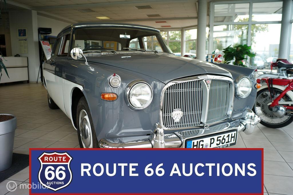 Rover Mk I Saloon | 1961 | Route 66 Auctions, Auto's, Rover, Zwart, Bedrijf, Handgeschakeld