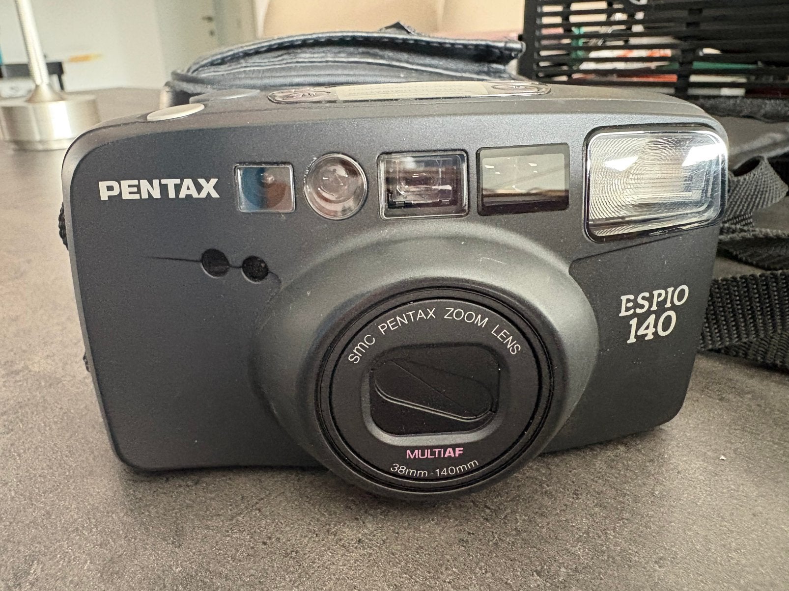 Pentax fototoestel van ‘98, Audio, Tv en Foto, Fotocamera's Analoog, Ophalen, Zo goed als nieuw, Pentax