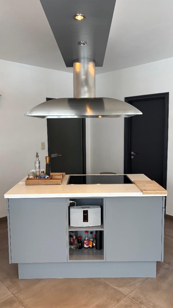Hotte aspirante GUTMAN inox avec moteur extérieur, 600 à 800 m³/h, Moteur, Hotte pour îlot, Enlèvement