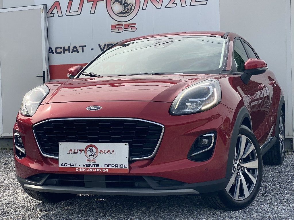 FORD PUMA 1.0 EcoBoost*1 MAIN*XENON*GPS*CAMERA*ANDROID*CLIM, Rouge, Achat, Euro 6, Entreprise