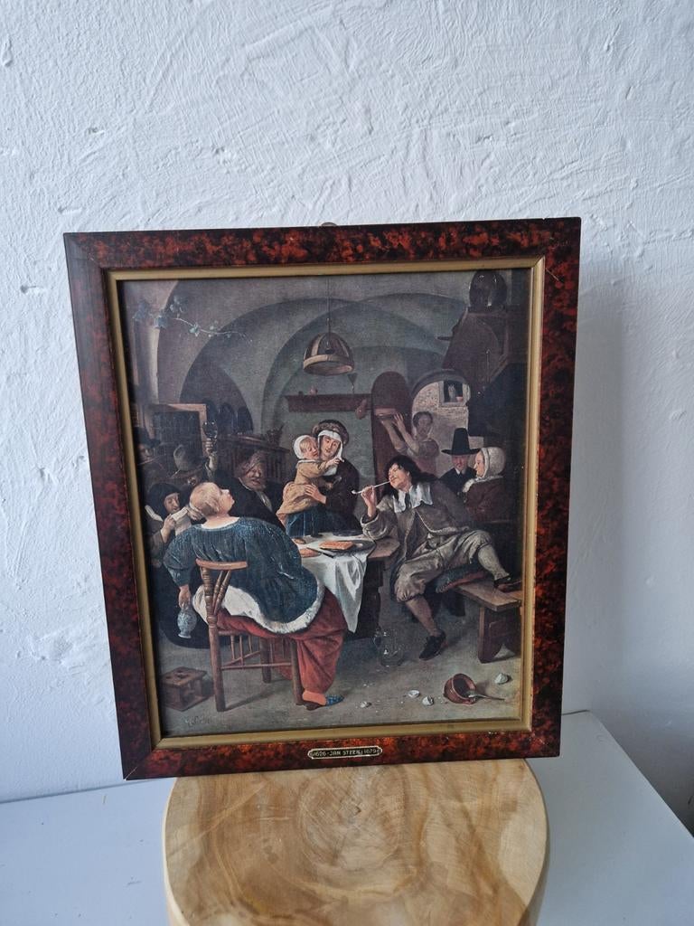 Antieke schilderij, Ophalen of Verzenden