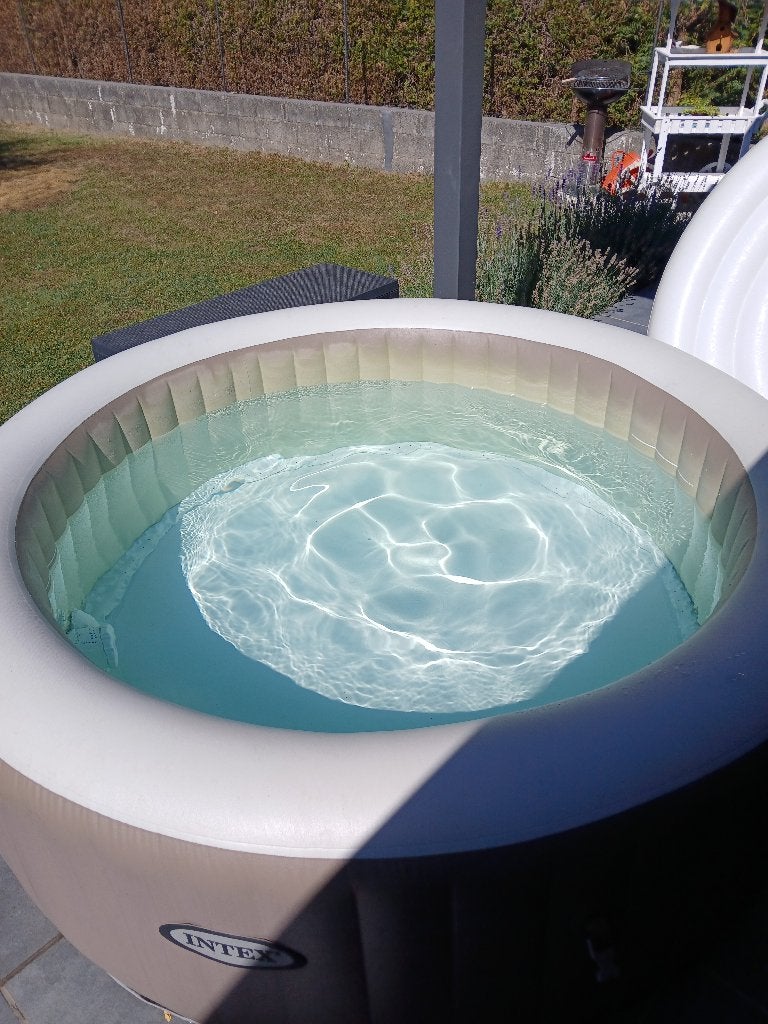 Jacuzzi, Enlèvement, Utilisé, Couverture, Gonflable