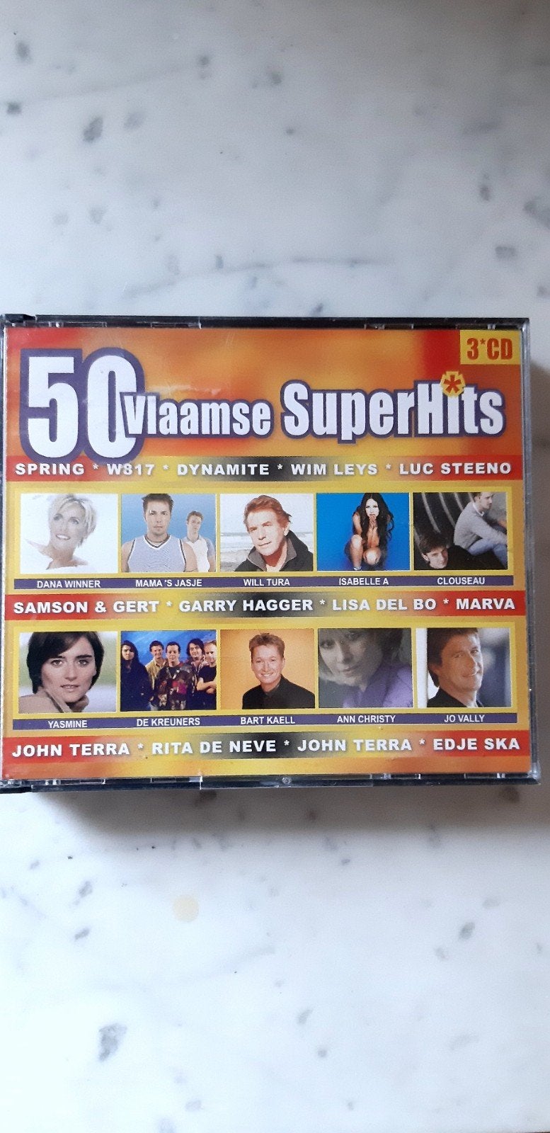 3 cd Vlaamse super hits, Enlèvement ou Envoi, Utilisé