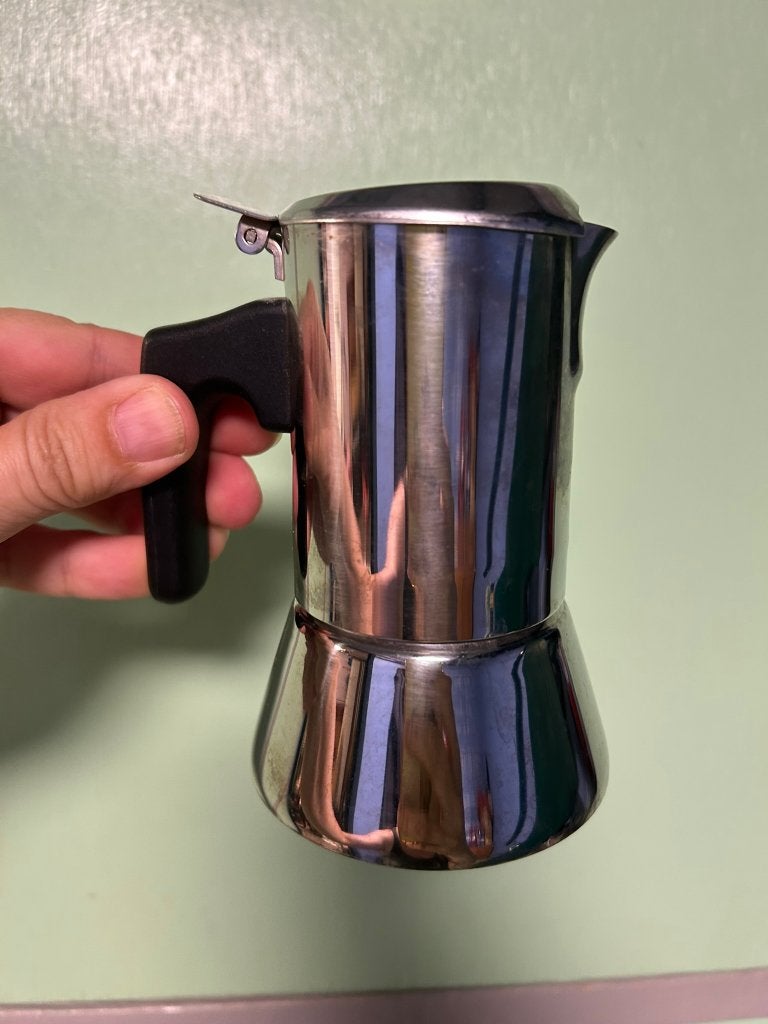 Kela Latina Espressomaker/Percolator – RVS 18/10 (Inductie), Elektronische apparatuur, Ophalen, Zo goed als nieuw, Espresso apparaat