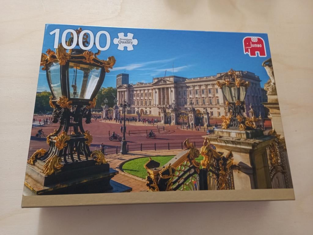 Jumbo puzzel 1000 stuks - Buckingham Palace, Ophalen of Verzenden, 500 t/m 1500 stukjes, Gebruikt, Legpuzzel