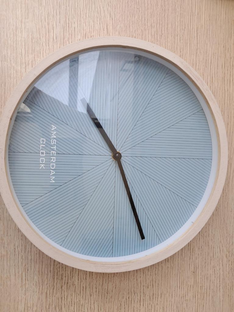 Horloge murale Amsterdam Clock, Zo goed als nieuw, Analoog, Wandklok
