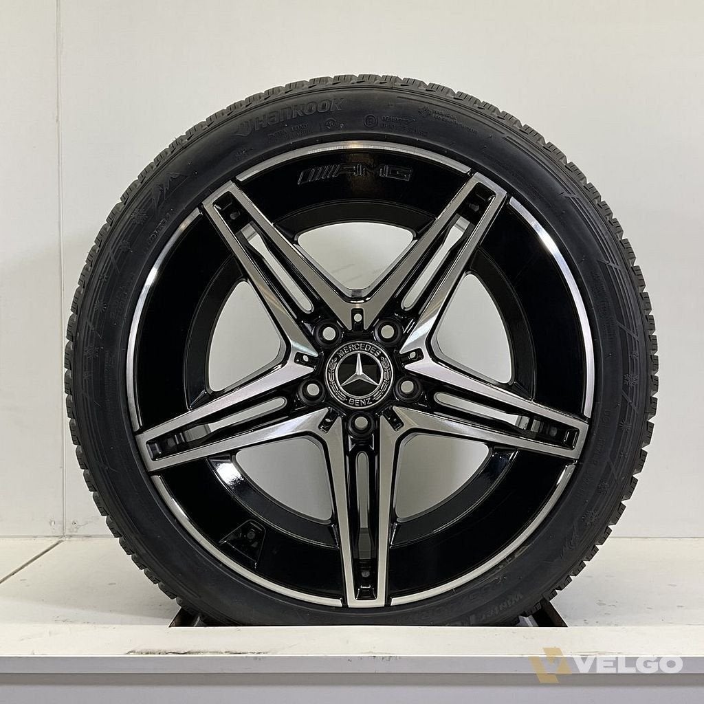 MERCEDES C KLASSE W205 W206 SET VELGEN + WINTERBANDEN 18 INC, 18 inch, -, -, Banden en Velgen