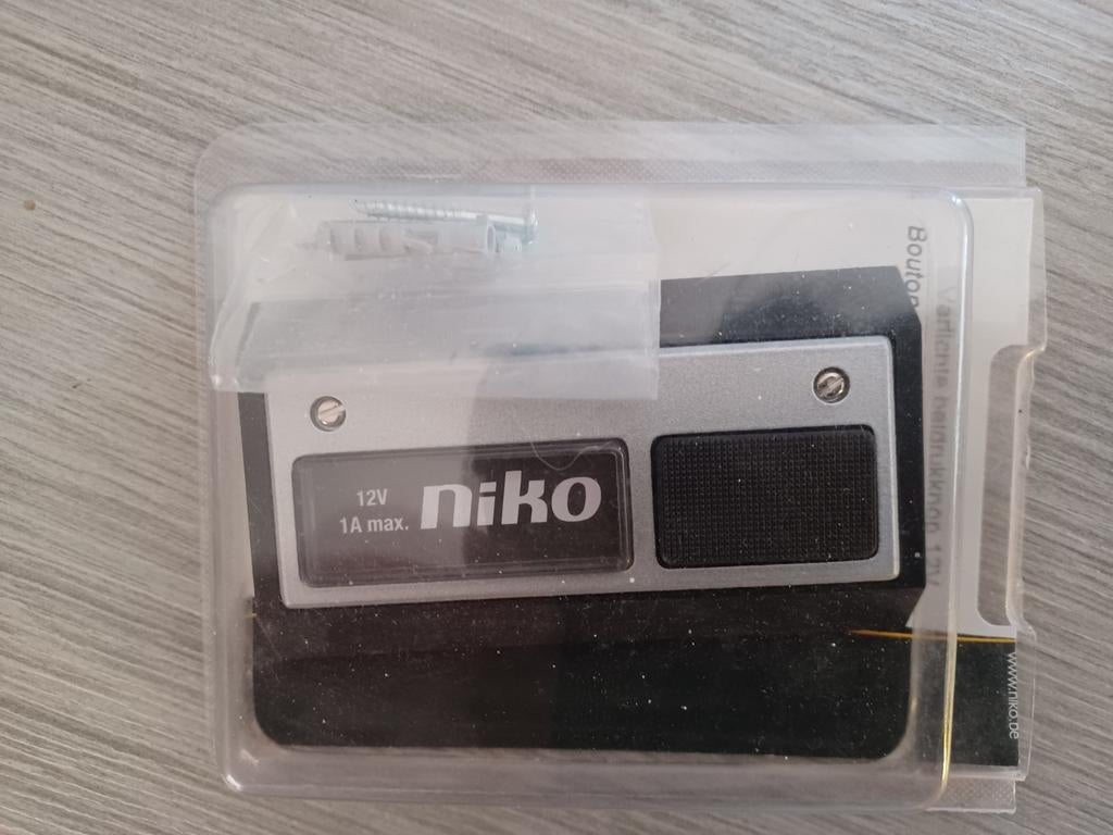 Zwart deurbel merk Niko - elektrisch, Ophalen of Verzenden