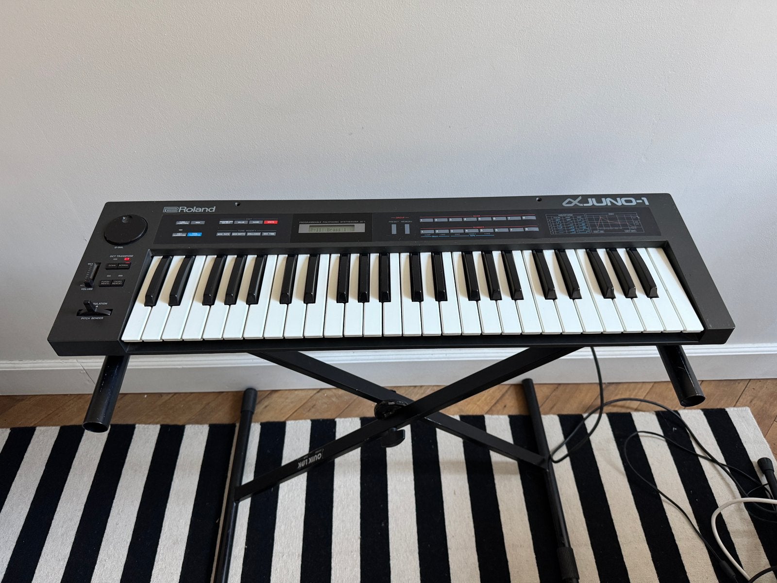 Roland juno alpha 1 vintage synthesizer, Enlèvement, Utilisé, 49 touches, Roland