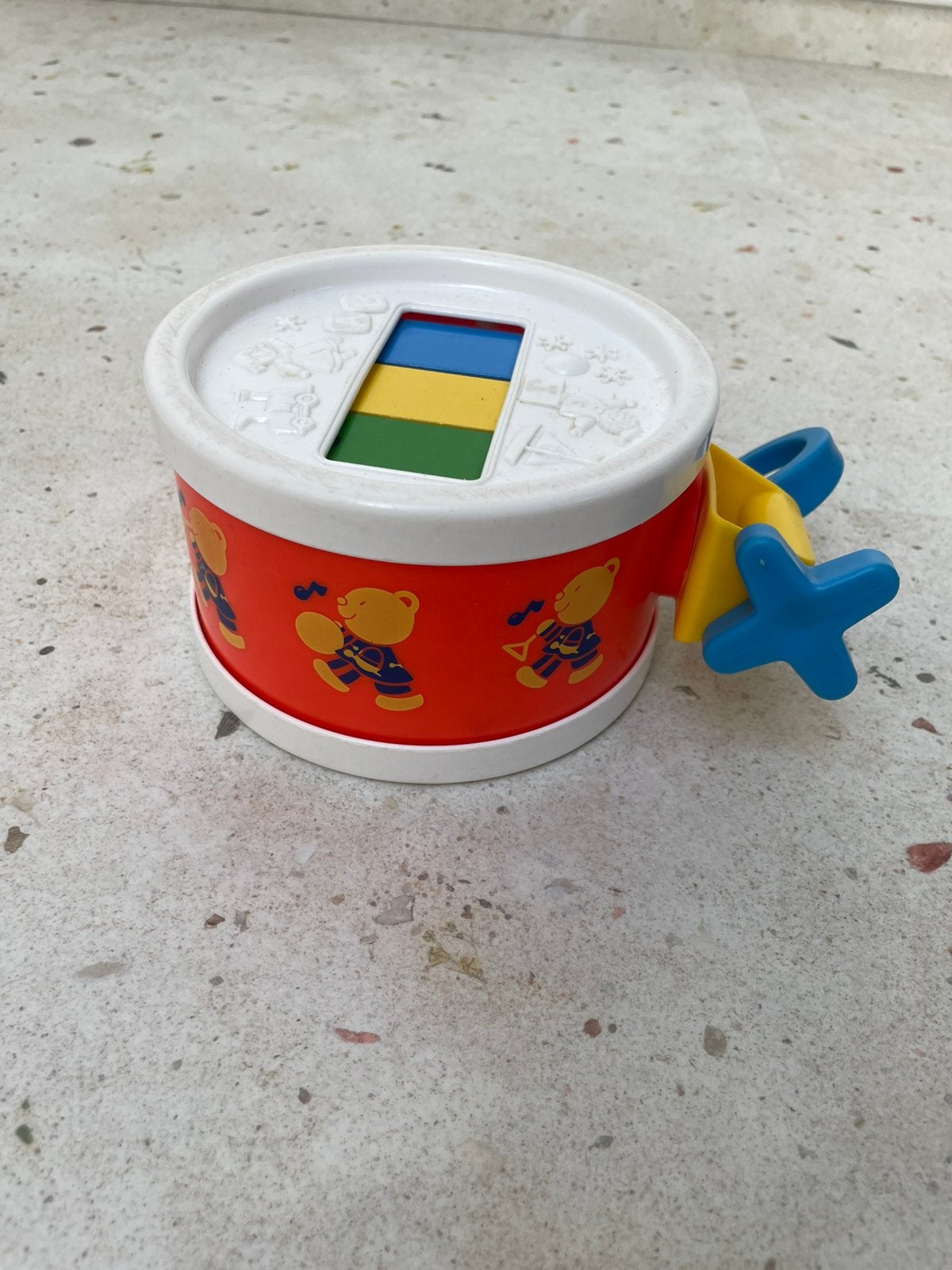 Fisher Price vintage xylofoon / trommel, Kinderen en Baby's, Ophalen of Verzenden, Gebruikt