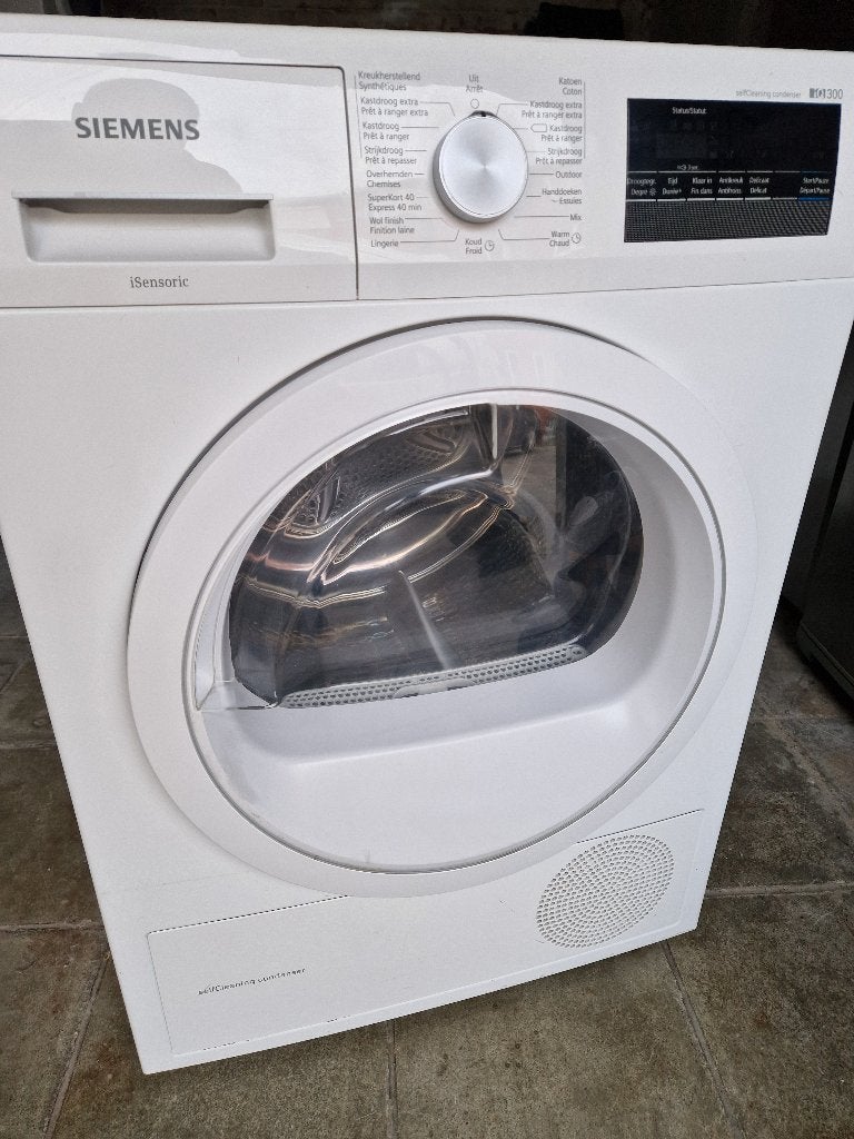 Sèche linge Siemens 8kg pompe à chaleur A ++, Electroménager, Enlèvement, Comme neuf, Chargeur frontal