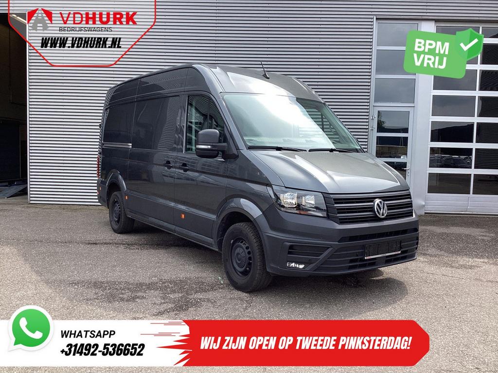 Volkswagen Crafter 35 2.0 TDI 140 pk DSG Aut. L3H3 Adapt.Cru, Argent ou Gris, Achat, Entreprise, Carnet d'entretien