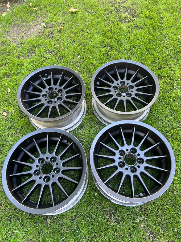 4 jantes BMW larges noires style 32 8x17 ET20 5x120 74.1, Véhicule de tourisme, Pneus été, 17 pouces, Enlèvement
