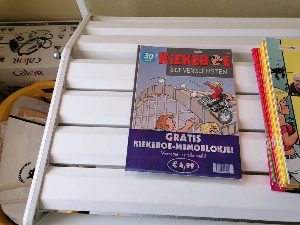 Kiekeboe verzameling, Boeken, Ophalen