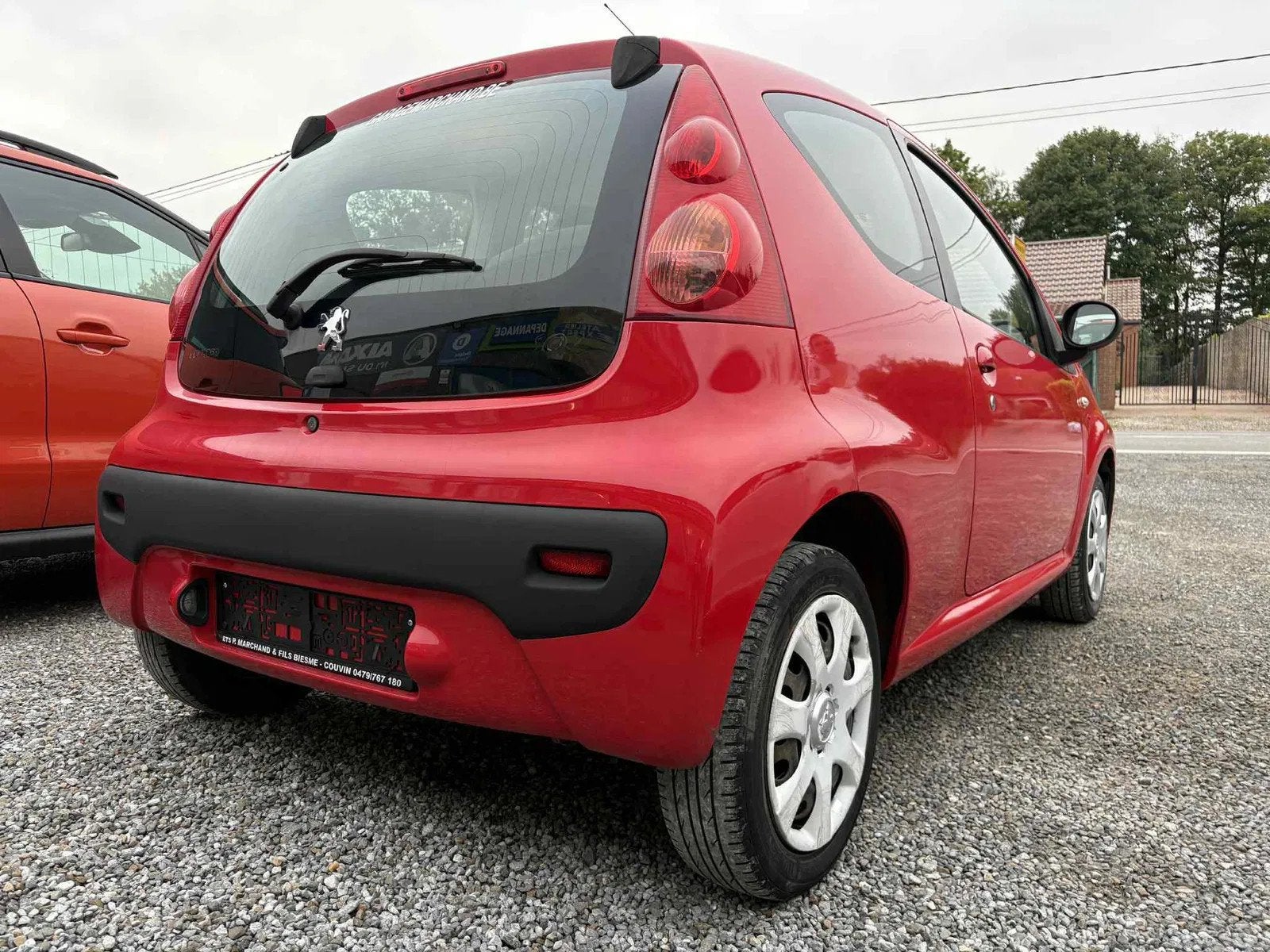 Peugeot 107 (bj 2008), Auto's, Elektrische ramen, 4 zetels, Stof, Zwart