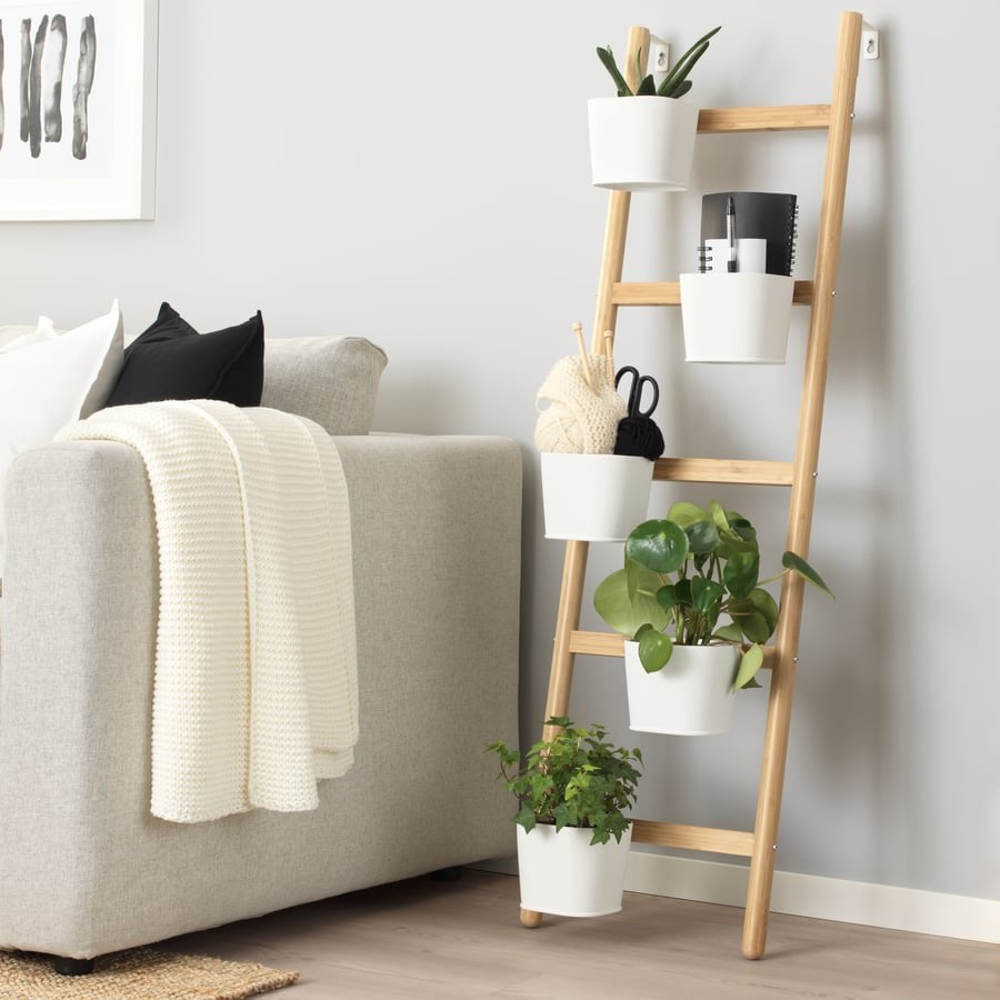Ikea Satsumas ladder plantenrek, Huis en Inrichting, Ophalen, Zo goed als nieuw