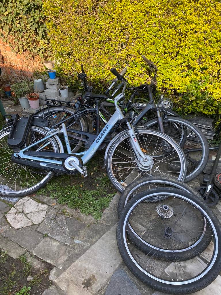 Lot fietsen, Fietsen en Brommers, Ophalen, Gebruikt