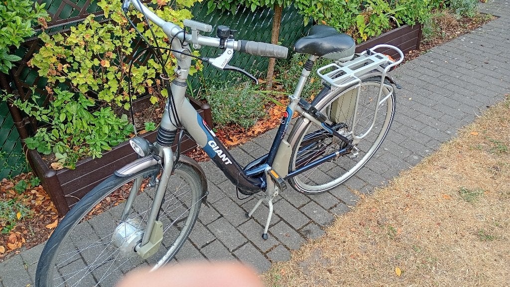 Elektrische fiets, Fietsen en Brommers, Fietsen | Dames | Damesfietsen, Ophalen, Versnellingen, Giant, Schijfrem