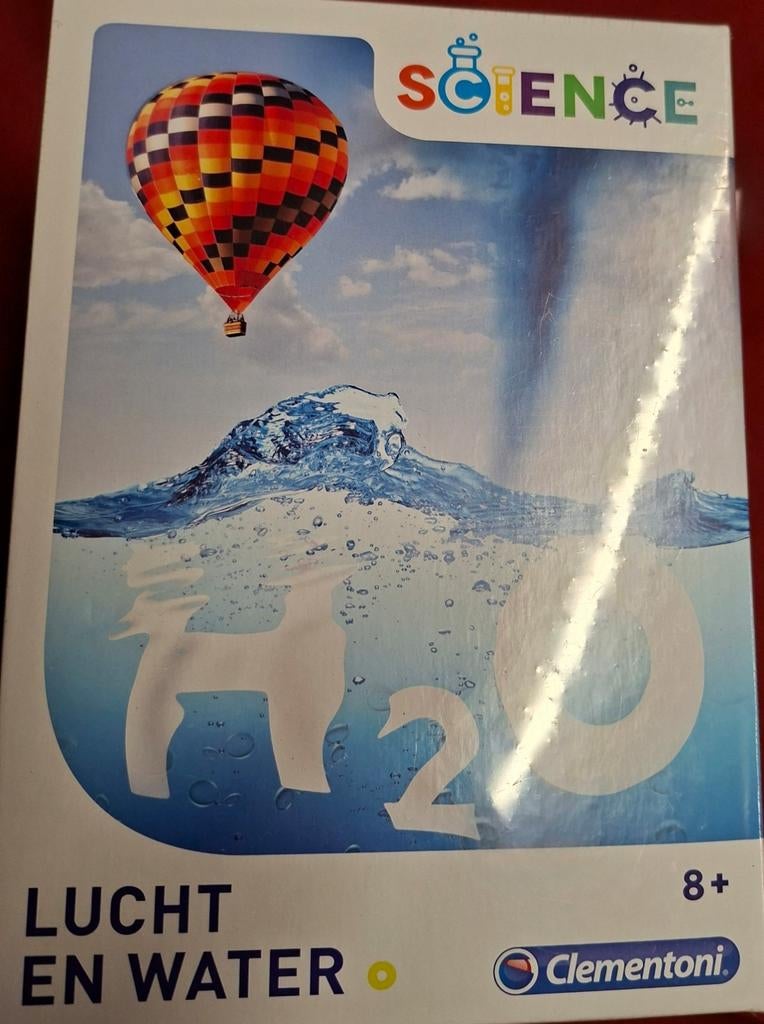 Clementoni Science - lucht en water, Ophalen of Verzenden, Ontdekken