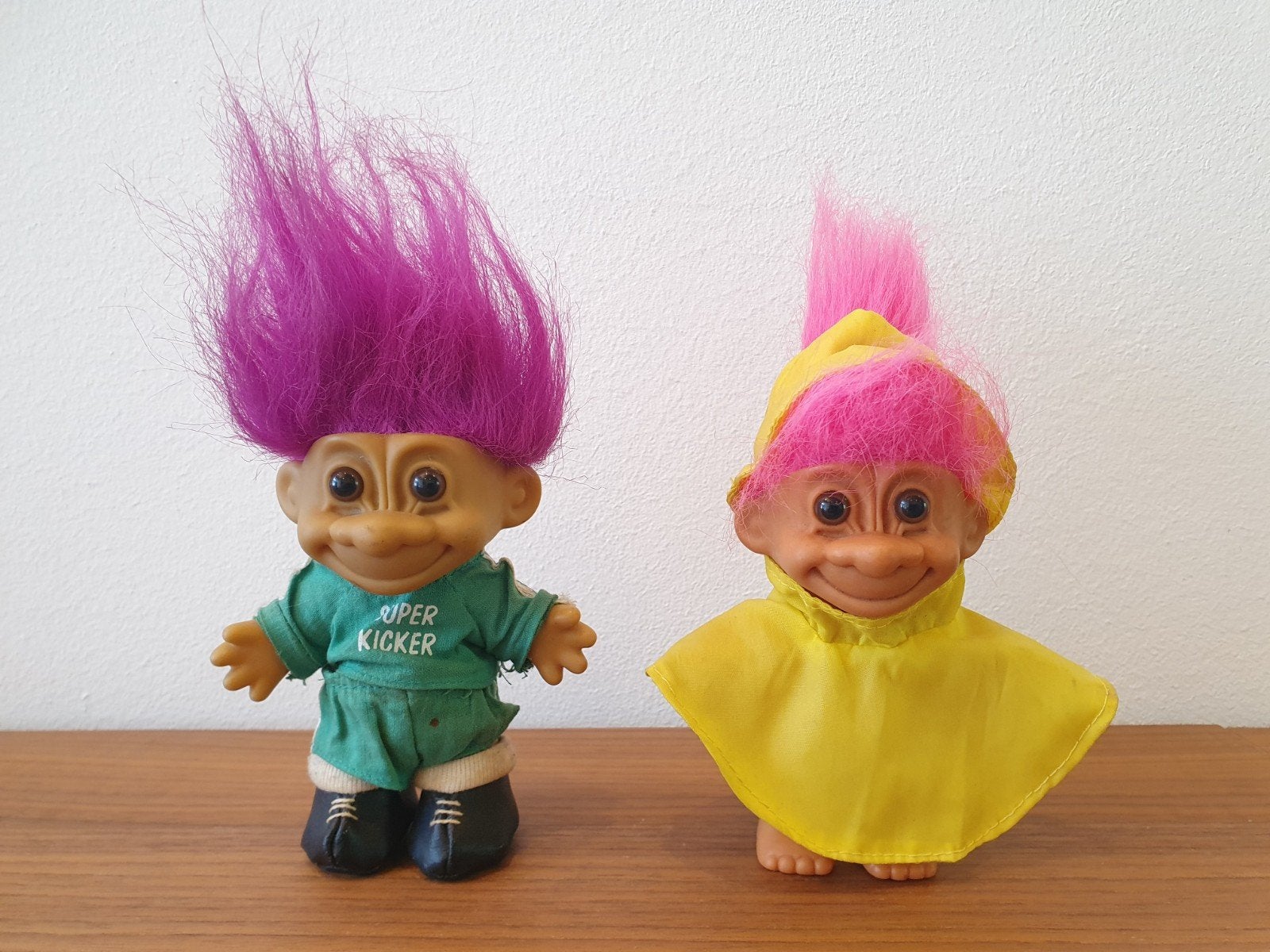 2x vintage Russ troll-poppen: Super Kicker en April Shower, Enlèvement ou Envoi