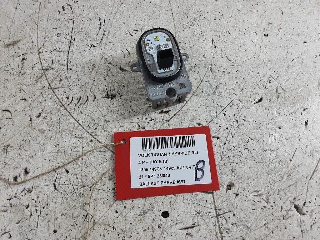 BALLAST DE PHARE XENON DROIT Tiguan (AD1) (1420000863), Autos : Pièces & Accessoires, Volkswagen, Mevr. I. Hauben, Utilisé, Rue de l'Espoir 34 34
4030  GRIVEGNÉE, BE