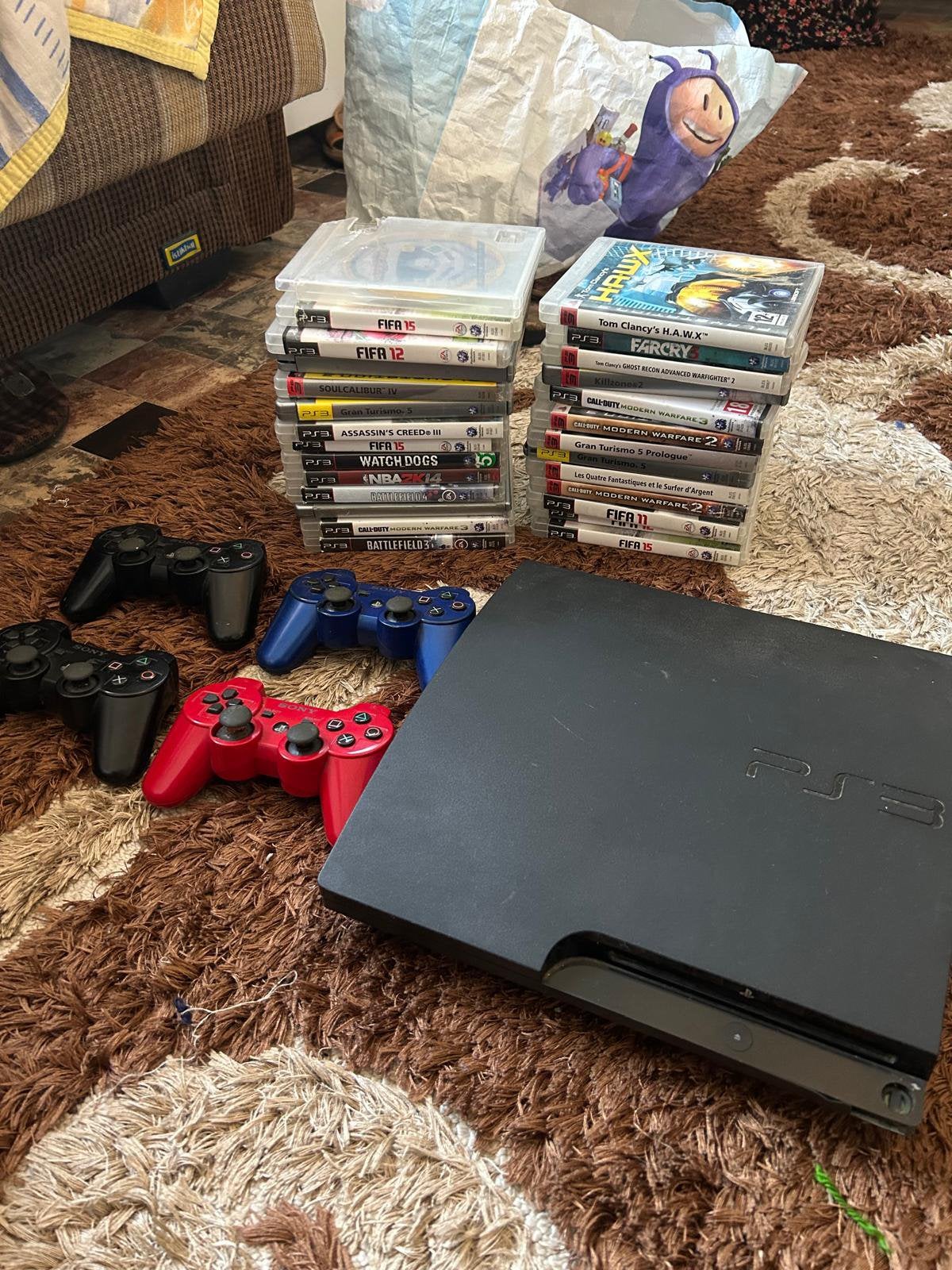 Ps3 en lot, Consoles de jeu & Jeux vidéo, Enlèvement, Comme neuf
