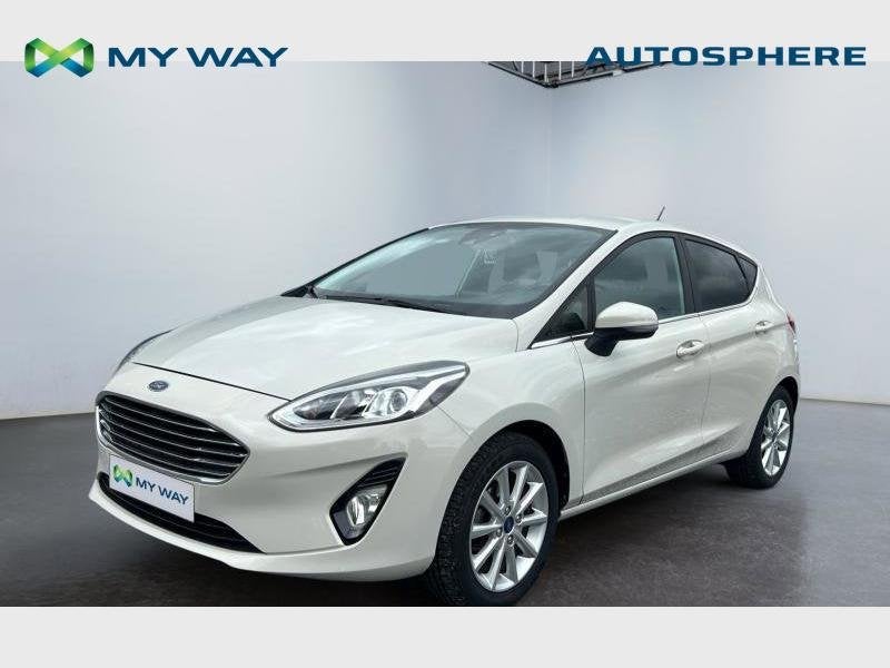 Ford Fiesta Fiesta 1.0 EcoBoost Titanium (EU6.2), Auto's, Wit, Handgeschakeld, Elektrische ramen, Stadsauto