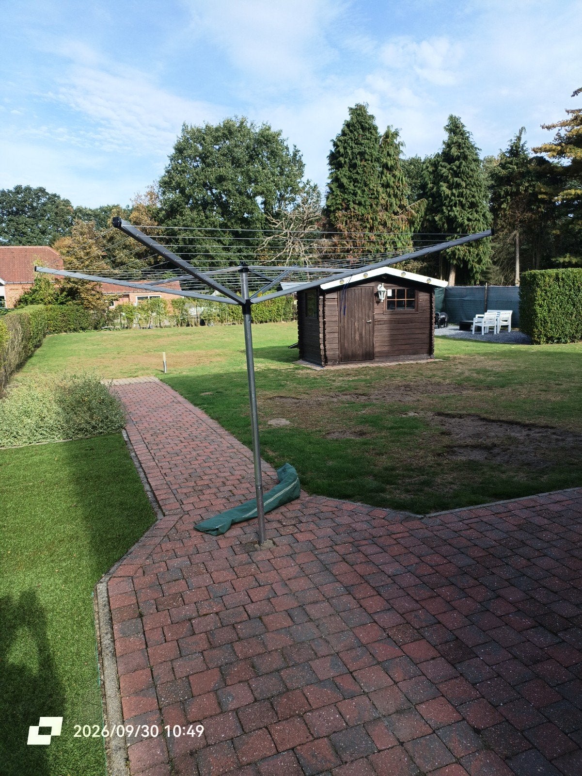 nieuwe droogmolen 50 meter draad brabantia met beschermingsh, Tuin en Terras, Ophalen, Droogmolen