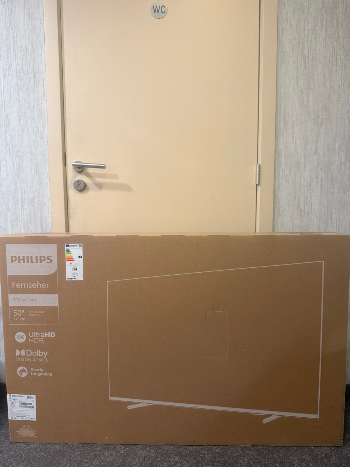 Philips 50 inch 4k UHD Led smart tv, Ophalen, Philips, LED, Zo goed als nieuw