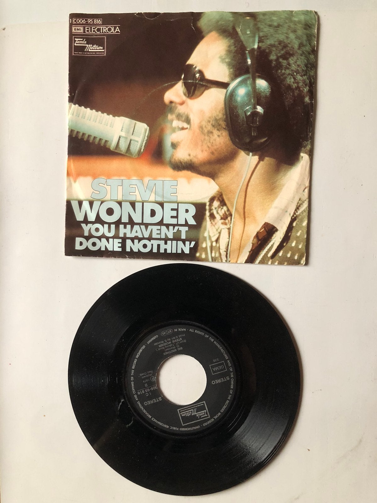 Stevie Wonder: you haven't done nothing ( 1974; mint), Verzenden, Zo goed als nieuw