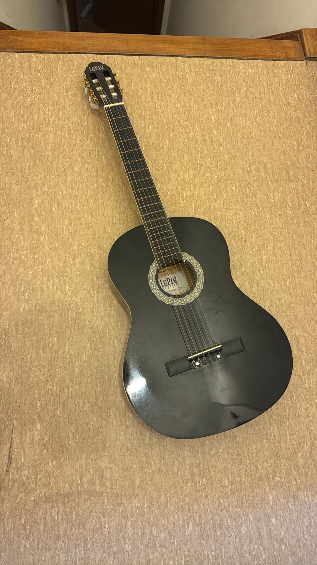 LaPaz,klassieke gitaar zwart, Muziek en Instrumenten, Snaarinstrumenten | Gitaren | Akoestisch, Ophalen of Verzenden, Gebruikt