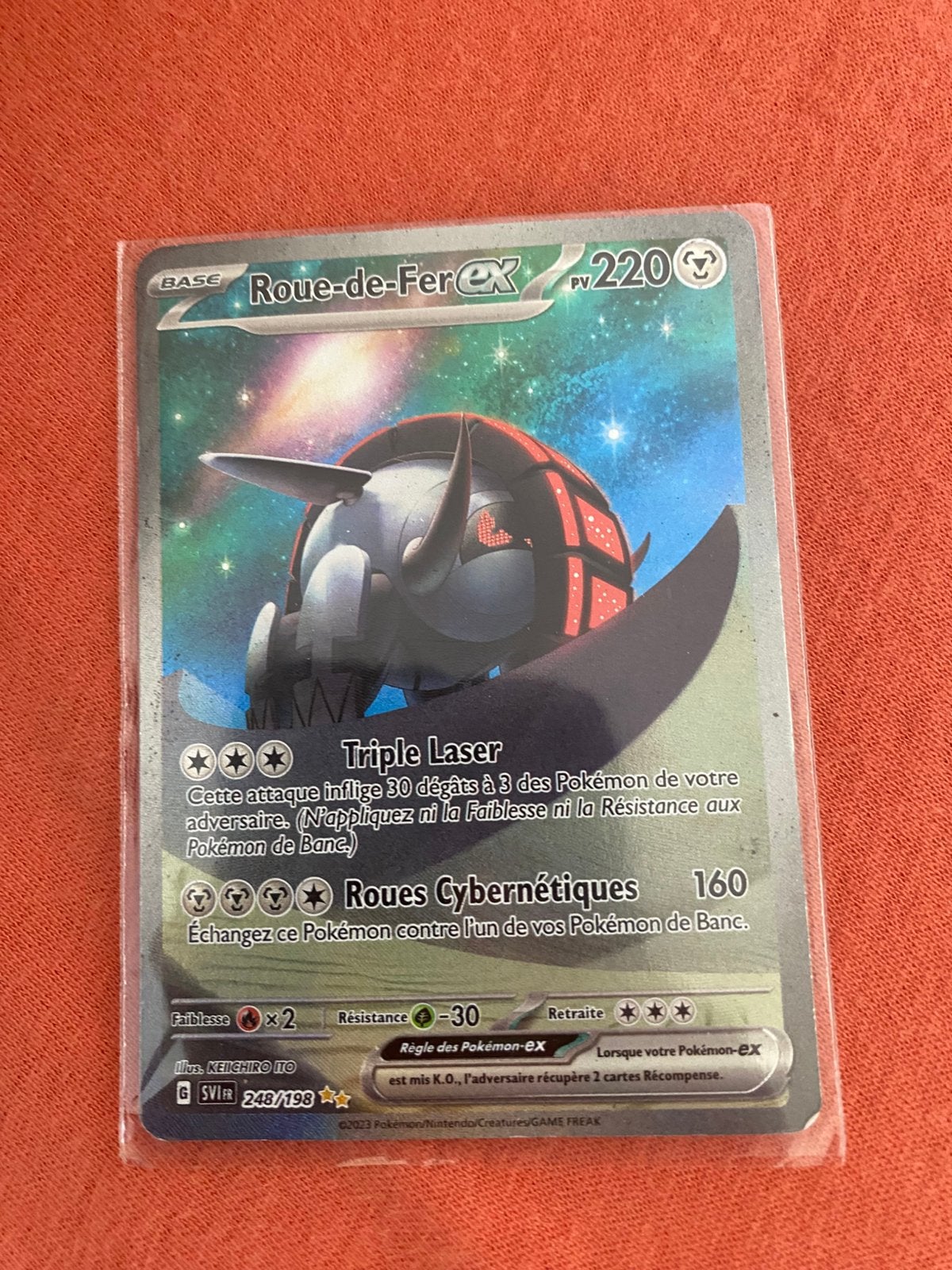 Pokémon-kaart, ijzeren wiel, EX, Ophalen, Zo goed als nieuw