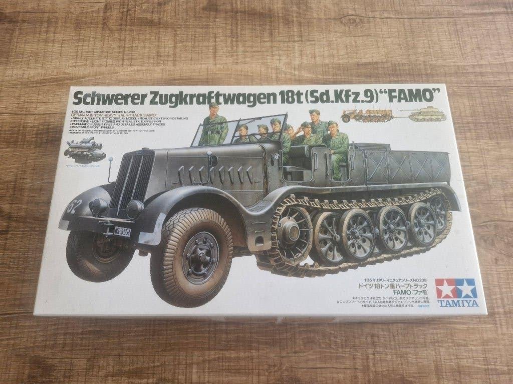 Tamiya 1/35 Famo Sd.Kfz.9, 1:32 tot 1:50, Nieuw, Ophalen of Verzenden, Truck