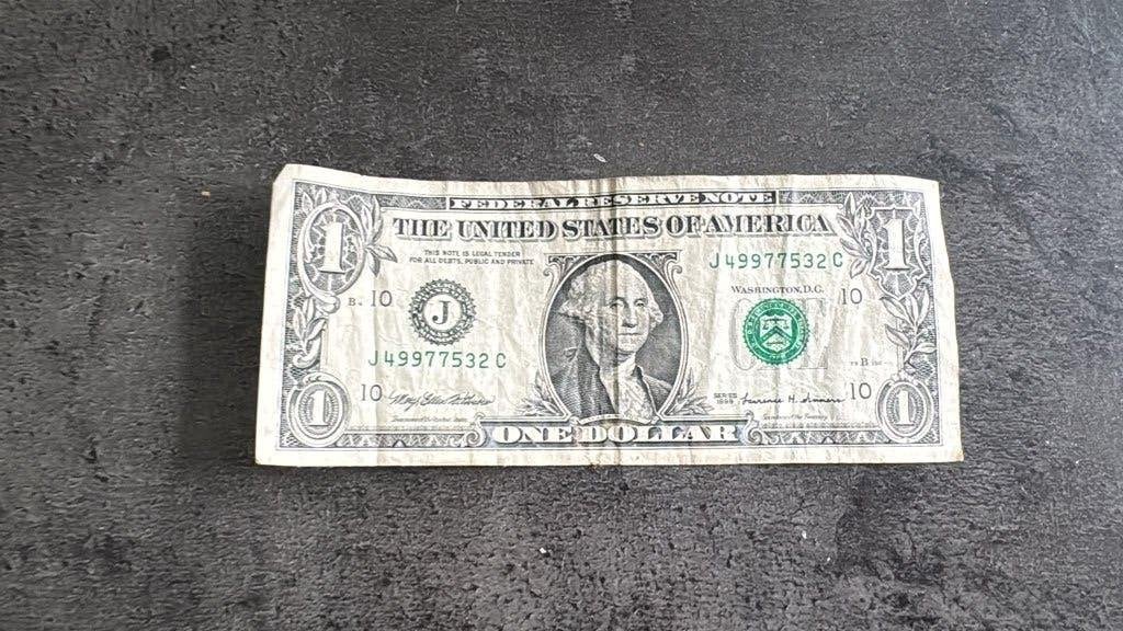 Billet d'un dollar, Enlèvement ou Envoi