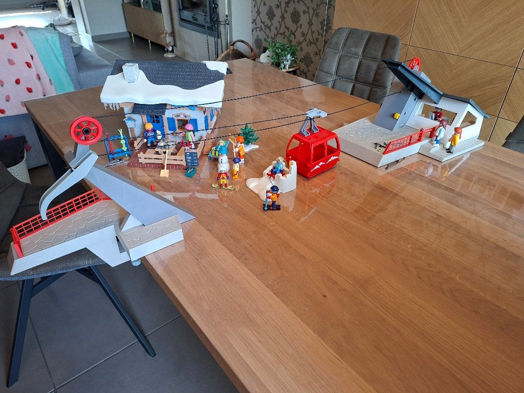 Playmobil skihut en lift, Kinderen en Baby's, Speelgoed | Playmobil, Ophalen, Gebruikt, Complete set, Overige typen