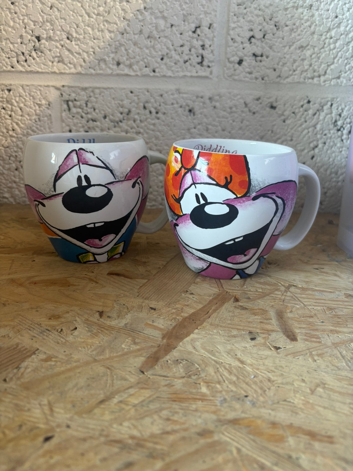 Tasses Diddl et Diddlina, Enlèvement ou Envoi, Comme neuf