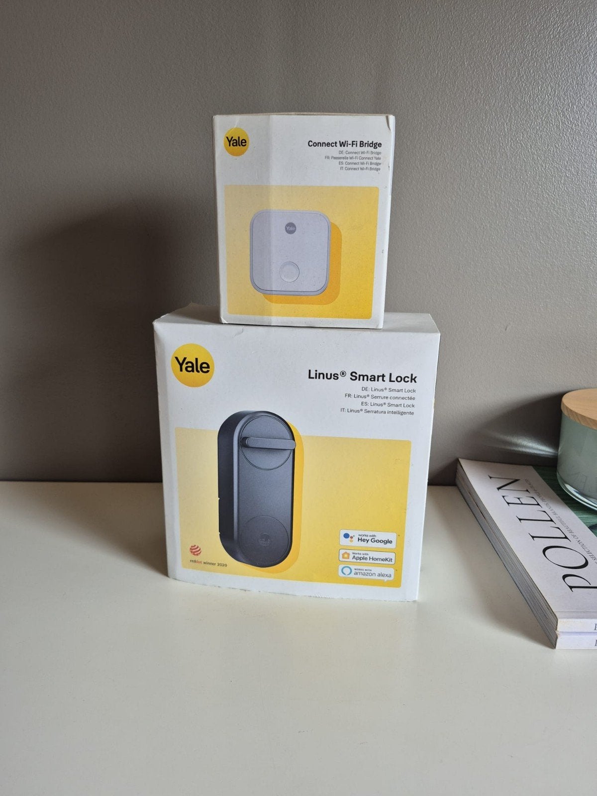 Serrure connectée Yale Linus Smart Lock + Connect Wi-Fi Brid, Enlèvement ou Envoi, Clé