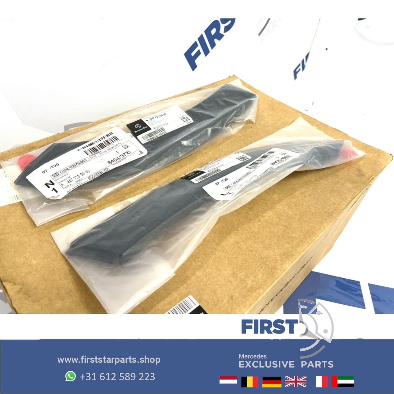 X247 GLB WIELKAST VERBREDER LIJST ZWART GLB35 AMG origineel