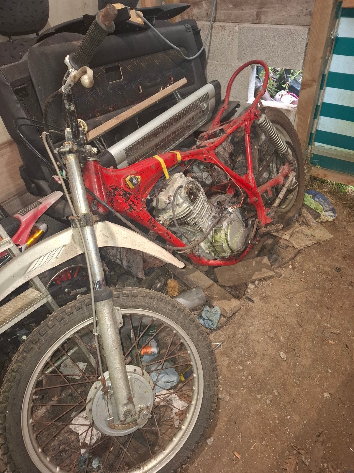 pour pièces ou a réparé vieille moto Honda 250, Enlèvement, Honda
